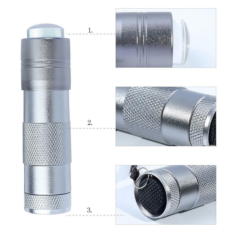 Мини-УФ-светодиодная прижимная лапка для ногтей, портативная прижимная лампа для ногтей, УФ-лампочка для выравнивания ногтей, сушилка для декора, машина, инструменты для дизайна ногтей