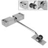 Automatic Spring Door Closer Furniture Door Hardware Door Closing Device Security Lock Adjustable Stainless Steel Durable