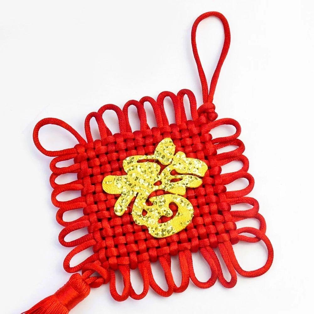Hanging Decoration Red Chinese Knot New Year Decor Room Wall Ornament Spring Festival Pendants