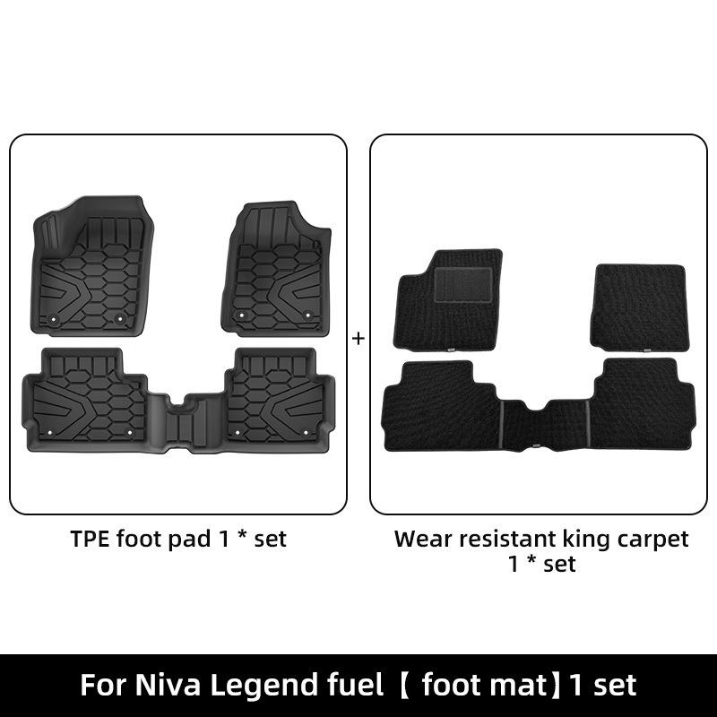 Eco-Friendly TPE Floor and Trunk Mats for LADA NIVA LEGEND