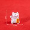 Micro Landscape Decoration for Good Luck and Fortune Cat Resin Crafts Car Cat Decoration Tabletop Home Decoration