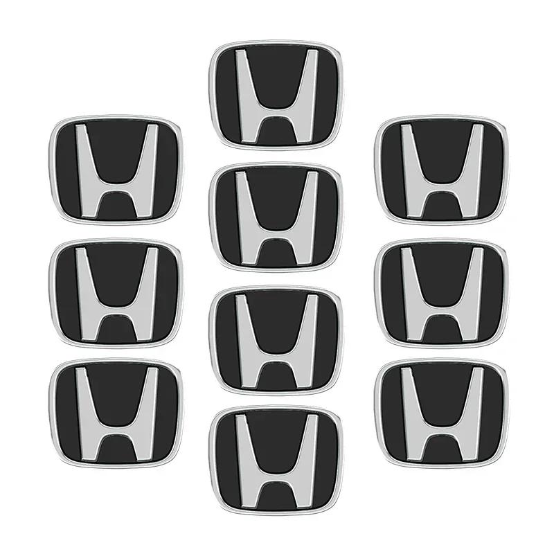 5/10pcs 13mm 14mm Car Key Emblem Stickers Auto Door Keyhole Logo Decals For Honda Civic Accord CRV Hrv Jazz Auto Accessories