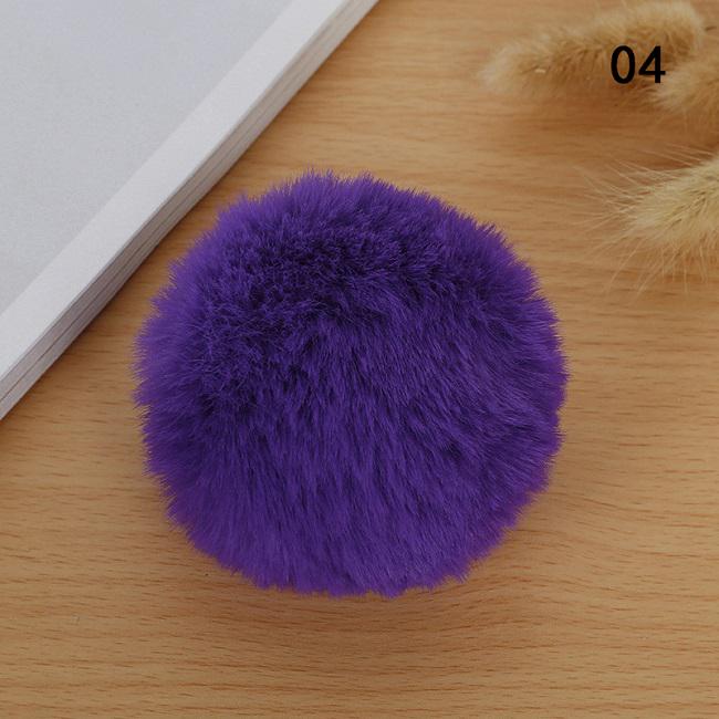 1 шт., пушистый 8 см, шарик из кроличьего меха, брелок для ключей, аксессуары, шляпа с помпоном «сделай сам», одежда, украшение для обуви