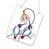 Window Panel Fowl Shape Hanging Pendant Acrylic Stained Panel for Home Decoration