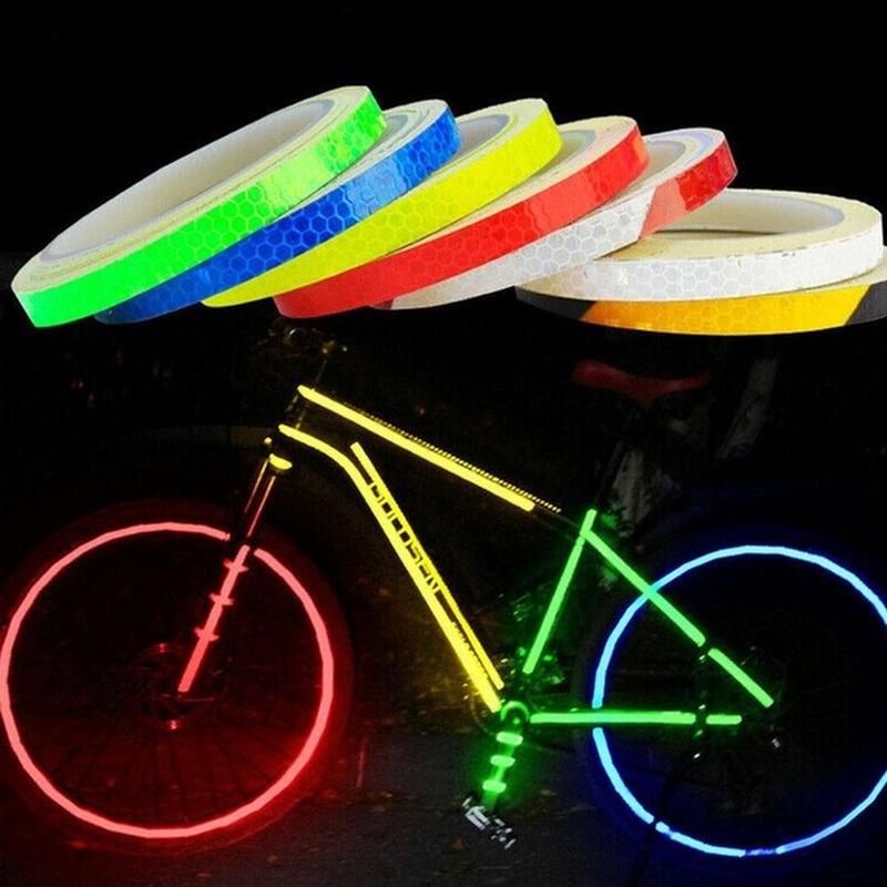 Светоотражающая наклейка для велосипеда, наклейка на колесо мотоцикла, наклейка на тело, защитная лента для ночной езды