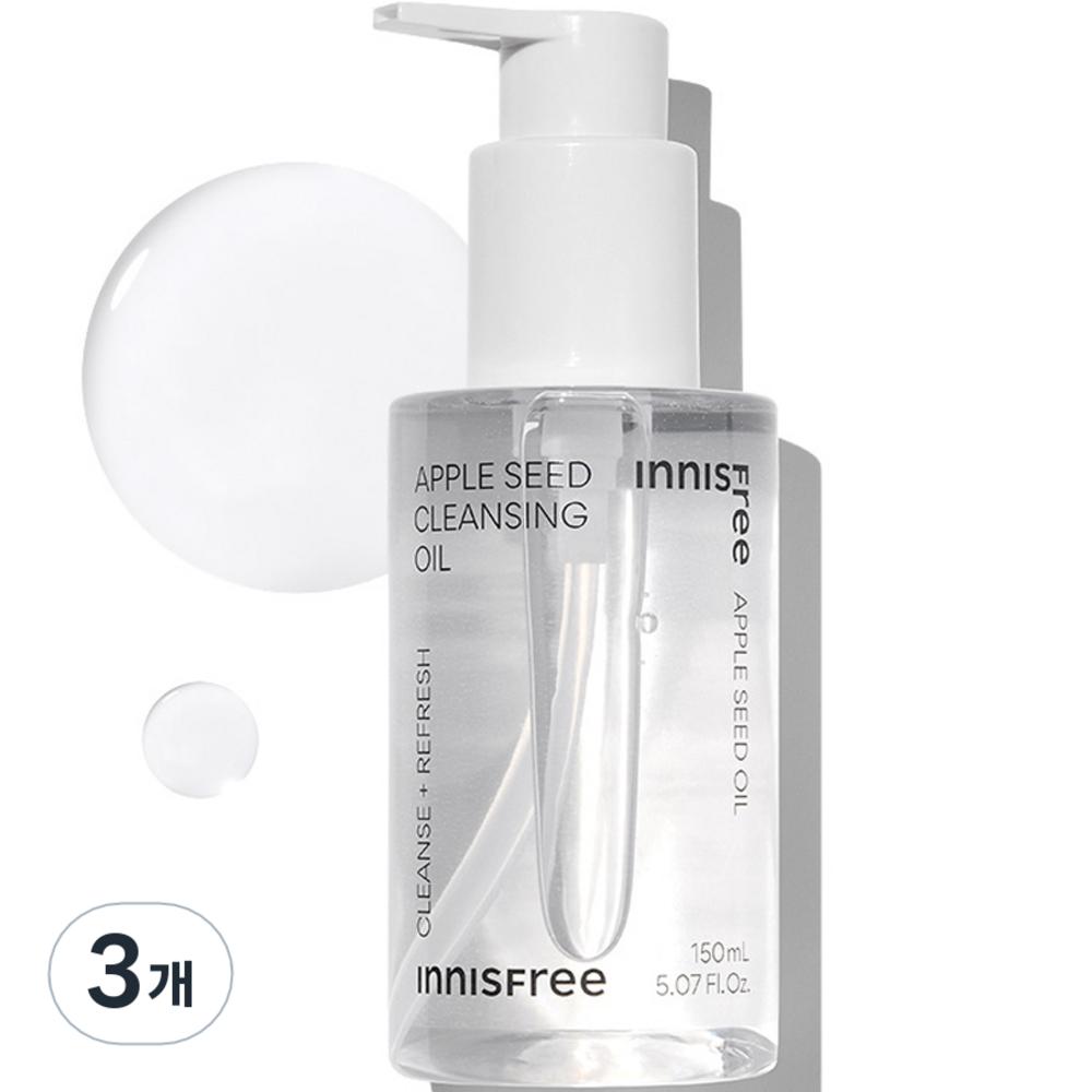 Innisfree Apple Seed Cleansing Oil, 150ml, 3 Units