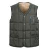 Winter Down  Vest Men  Plus Size Men Thick Lamb Fleece Tank Coat  Fashion Warm Waistcoat Padded Sleeveless Jackets