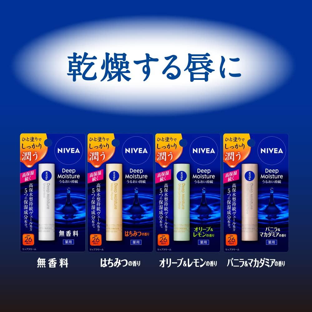Nivea Deep Moisture Бальзам для губ тающего типа [Все 2 типа] - Увлажняющий уход для губ