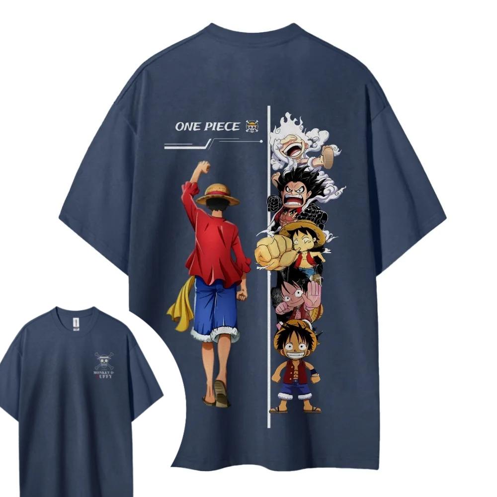 ONE PIECE Короткий рукав Мужская и Женская одинаковый стиль Удобный Короткий рукав Одежда для пар Повседневный Короткий рукав Популярная одежда