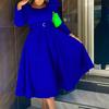 Women's Winter New Fashion Bubble Sleeve Large Size Banquet Party Dress Dress