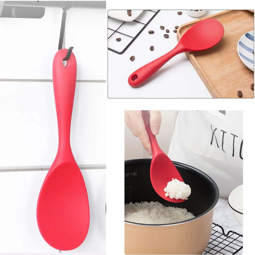 Food grade silicone Kitchen accessories Non-stick Cooking tools Rice Scooper Rice Shovel Rice spoon