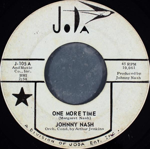 7-дюймовая пластинка JOHNNY NASH One More Time J105PROMO JoDa 1965 US SoulFunk Б/у