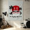 Dragon Ball Logo Wall Tapestry Aesthetic Wall Hanging Printed Fabric Blanket Decorative Tapestries For Bedroom Living Room Home Decor