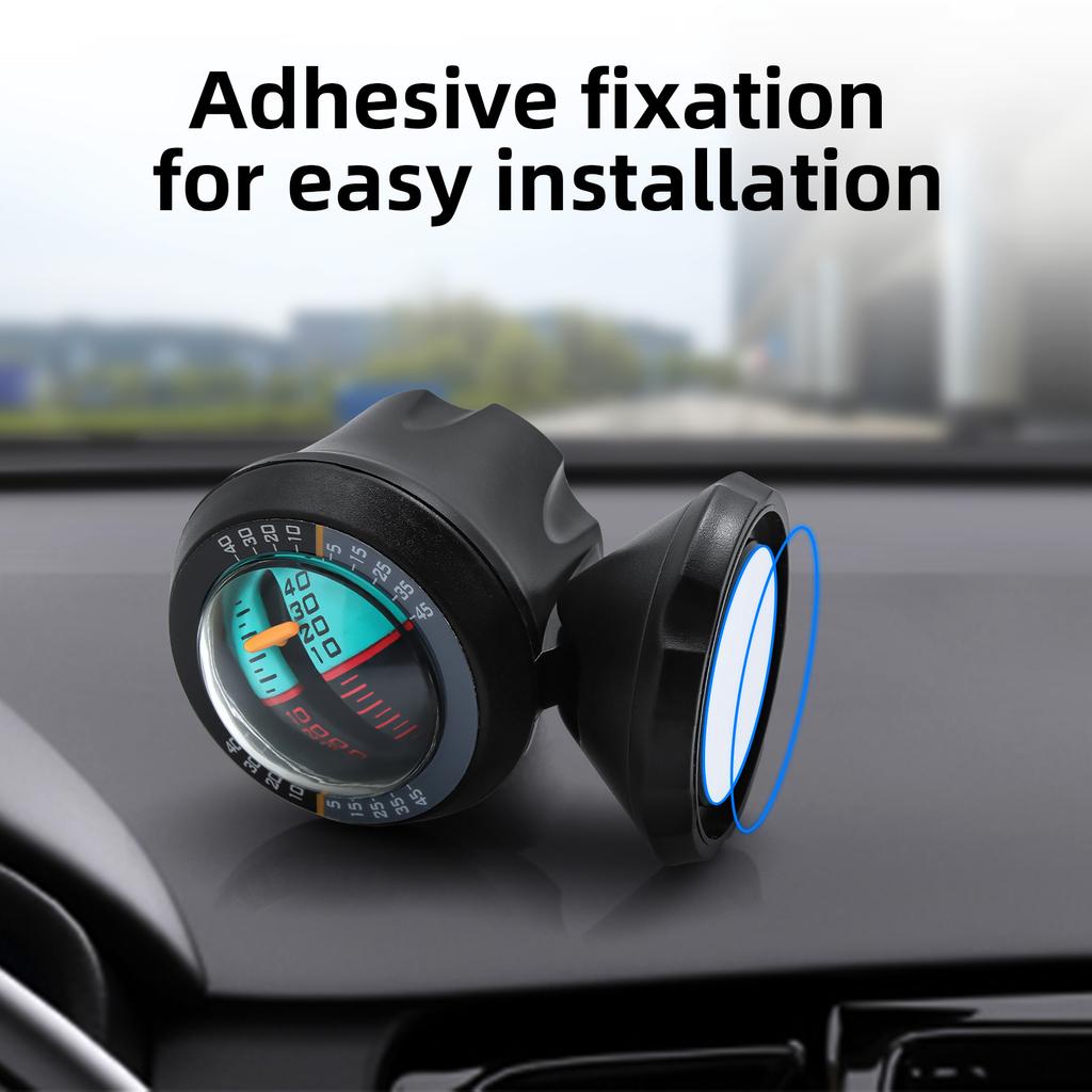 Автомобильный инклинометр, измеритель уклона, многофункциональный портативный высокоточный автоматический универсальный компас, наружный измерительный инструмент, автомобильный компас