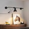 Applique Murale D'intérieur NETTLIFE Coulissante Noir E27