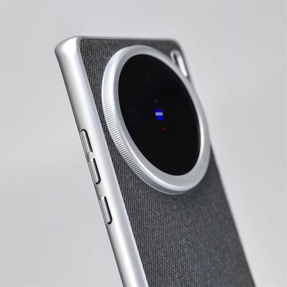 Ultra Thin Fashion Linen Fabric Hard Case For VIVO X300 Pro X200 Pro Mini X200S X100 Ultra Magnetic Wireless Charging Back Cover