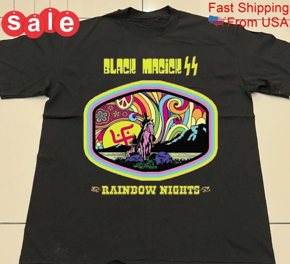 New Black Magick SS Band Rainbow Nights Shirt Unisex Tee S-2345XL WA134 Unisex T-Shirt