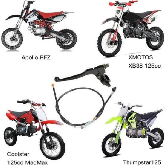 Левый ручка руля сцепления с тросиком 7/8'' для 50cc 70cc 90cc 110cc 125cc 150cc P