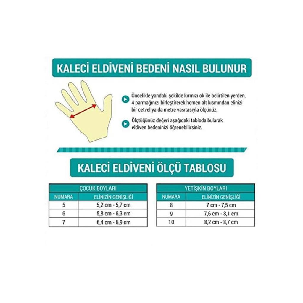 Вратарские перчатки Plonjon Bone с перевязкой запястья и поддержкой пальцев 7-8-9-10