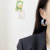 Разноцветные Прозрачные Акриловые Серьги, Модные И Персонализированные Серьги-Кольца Формы С