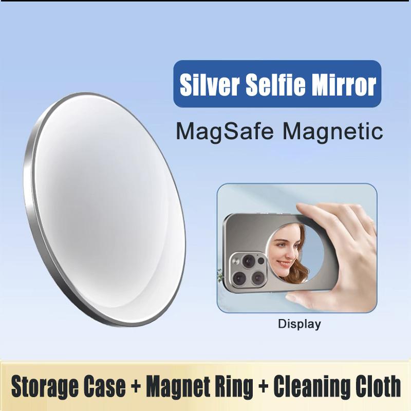 Магнитное зеркало MagSafe для задней камеры телефона для селфи и влогов, HD-фото, вспомогательная камера, выпуклое зеркало для iPhone, Samsung, аксессуары для фотосъемки