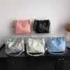 This Year, the Popular Small Bag Women's 2025 New Summer Niche Design Diamond Chain Shoulder Bag Texture Bucket Bag