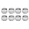 10pcs 1 Inch Metal Adjustable Release Buckle Strong Heavy Shinning Alloy Ladder Lock for DIY Bags