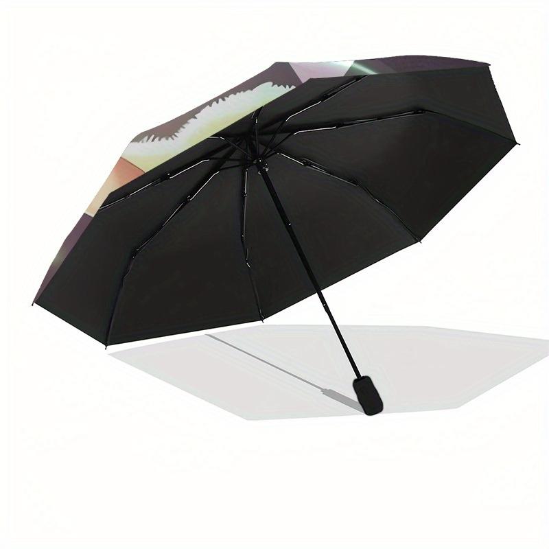 1pc Baby Yoda Artwork Umbrella with Plastic Handle,Suitable for All Seasons Home Travel Outdoor UmbrellaM1050