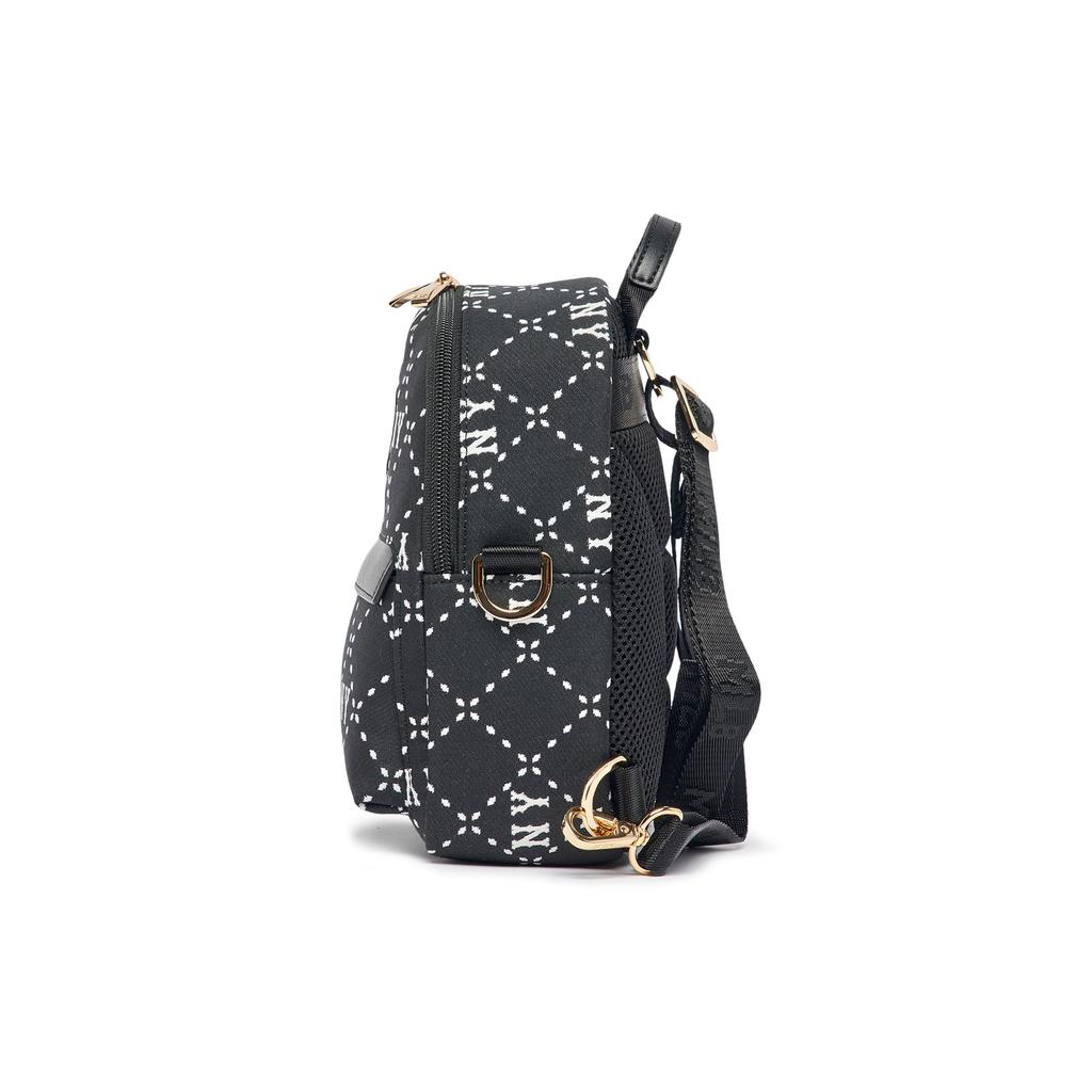 New MLB Artificial Leather Kids' Backpack Mini Women's Black 7ABKMD23N-50BKS