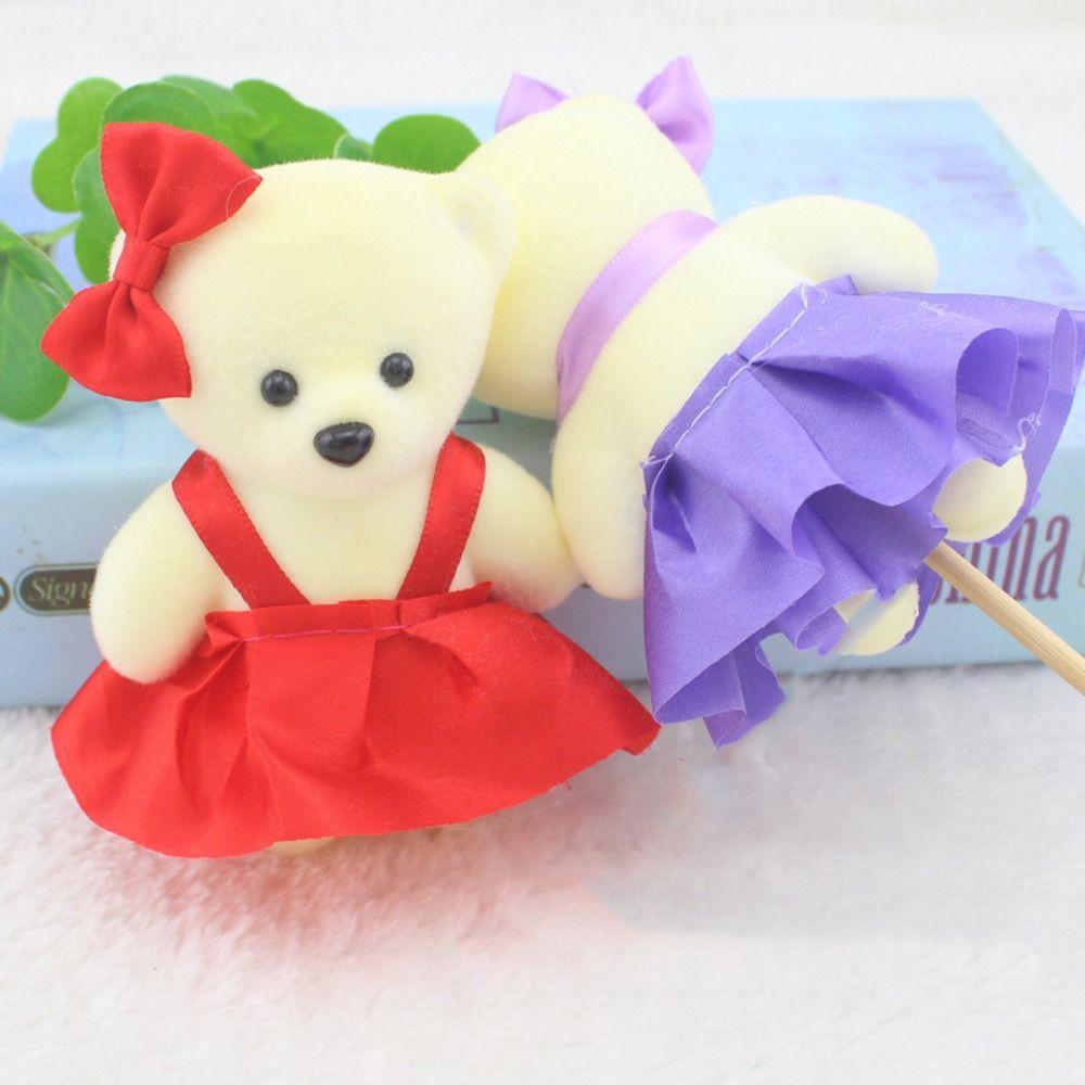 10pcs/set Foam Bear Bear Plush Foam Toys Plush Doll Cartoon Bouquet Doll Kids/Children Toys