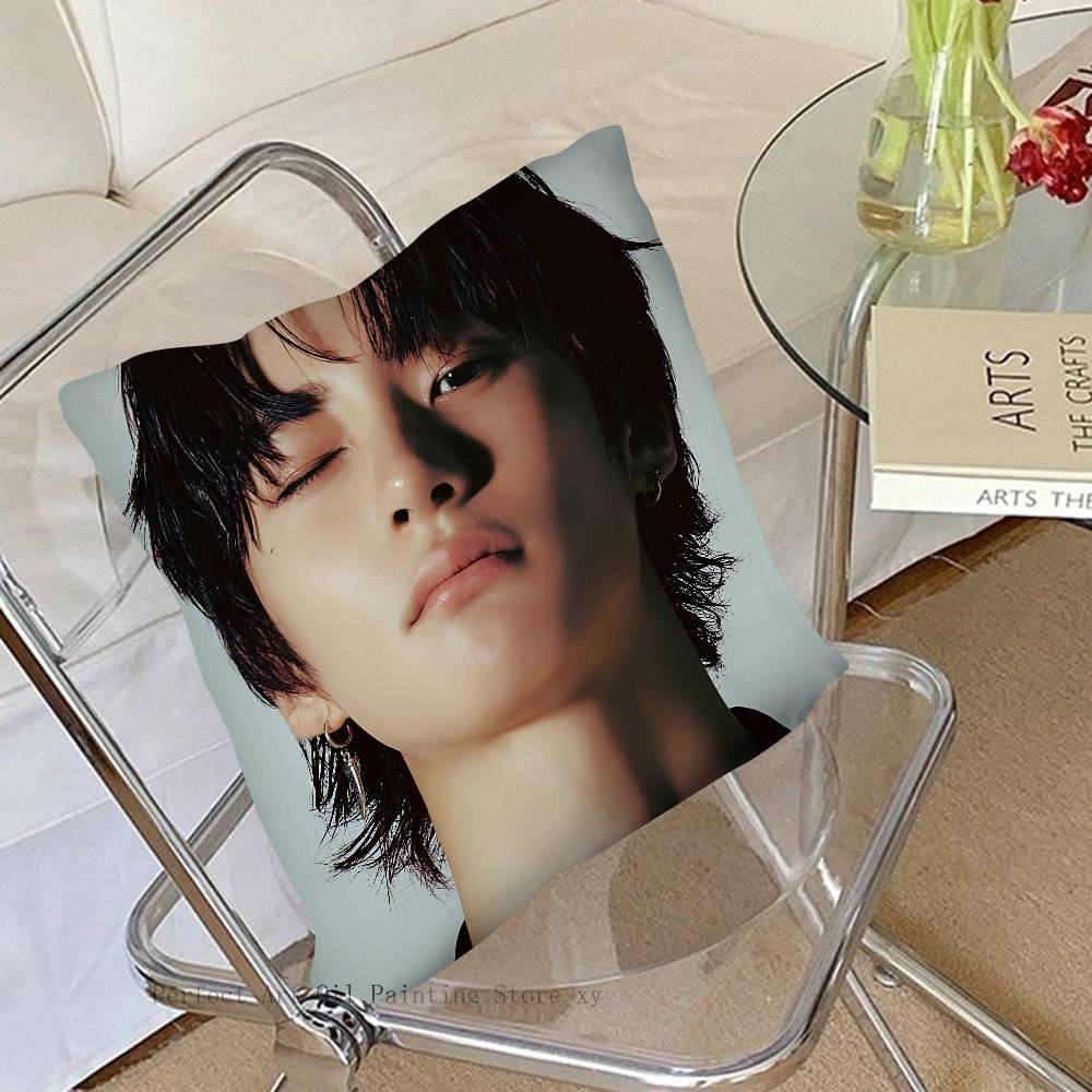 Антон Чанён Ли Kpop RIIZE Наволочка Квадратная Подушка Спальня Диван Отдых Удобная Подушка Автомобиль Гостиная Домашний Декор