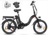 Samebike 2026 CY20 folding electric bicycle, silent motor, 36V 12Ah detachable battery, 20 inch electric bicycle