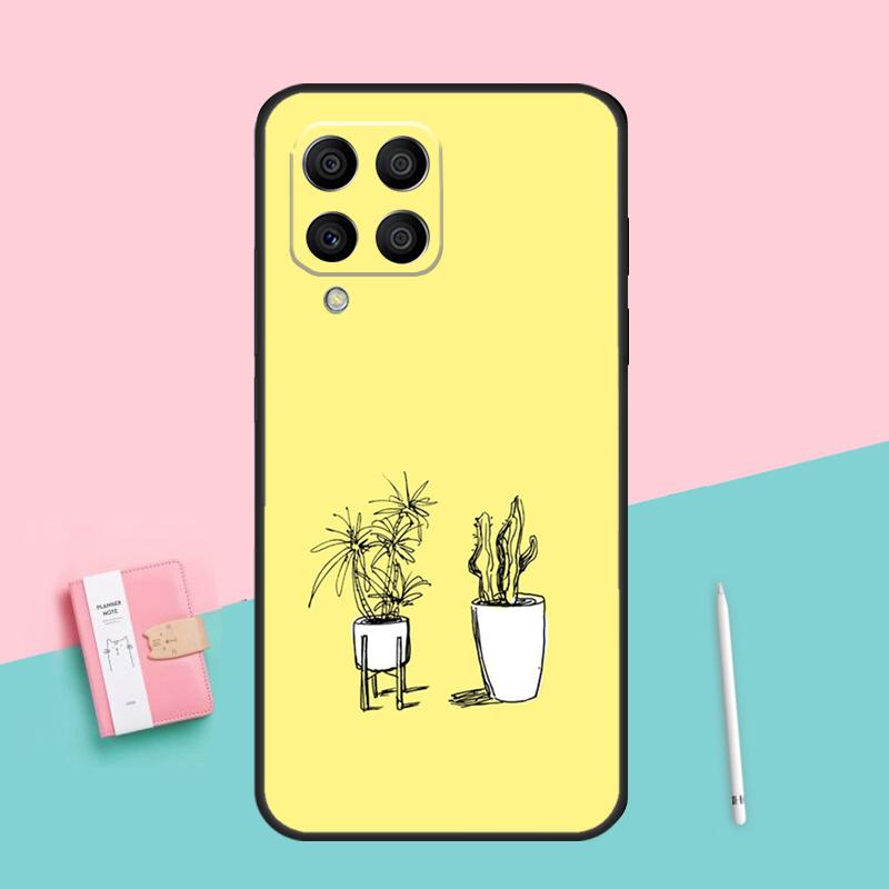Plant Cactus For Samsung Galaxy M52 M32 M06 M16 M13 M14 M33 M12 M31 M55 M15 M11 M21 M35 M53 M34 M54 Case
