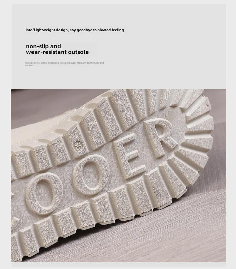 Женские повседневные туфли Dad с высоким берцем и толстой подошвой — осень 2025 г., корейский стиль XQ291.