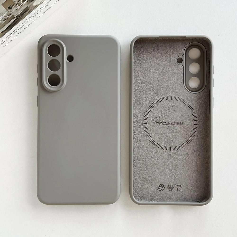 Оригинальный магнитный чехол из жидкого силикона для Samsung Galaxy S26 S25 S24 S 26 Ultra Plus S26Ultra Чехлы Беспроводная зарядка Мягкая крышка