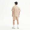 New MLB Set in Sleeve T Shirt Unisex Sandy Brown 3ATSM0533-43SAL