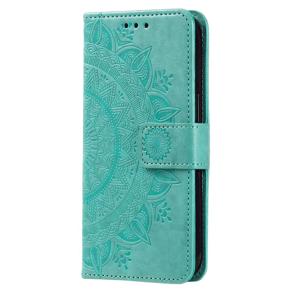 For Xiaomi Redmi Note 14 Pro 4G Stand Case Imprinted Totem PU Leather Wallet Phone Cover