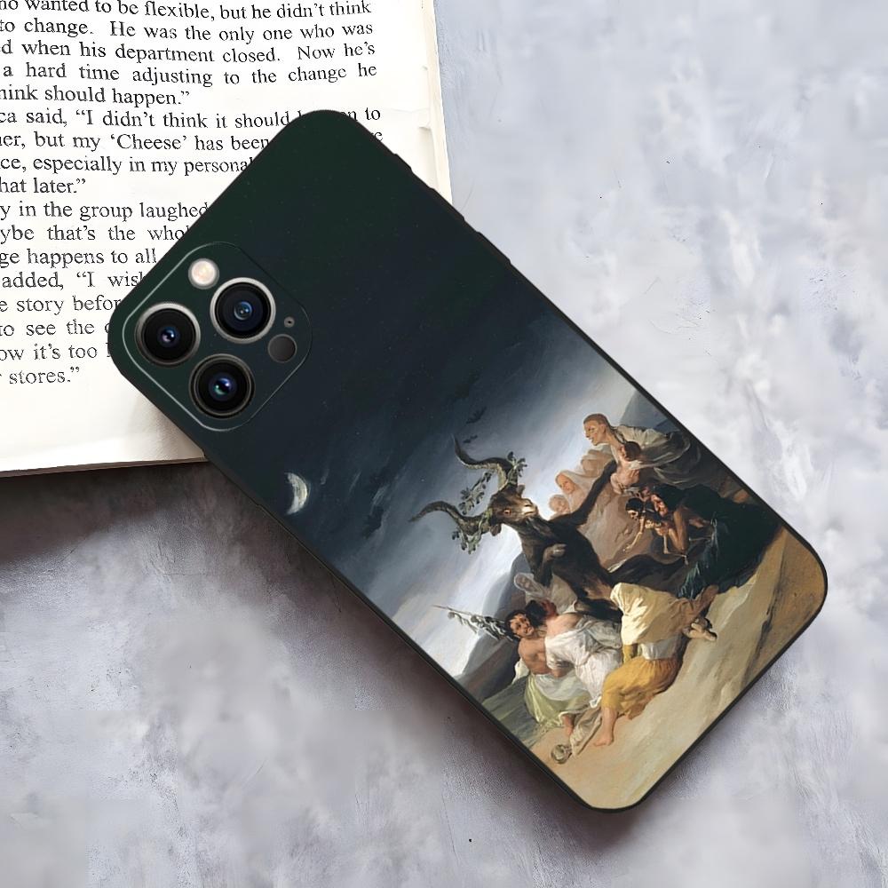 Испания Франсиско Гойя Художественный Чехол для телефона для iphone 15 14 Pro 13 Mini 11 12 Max Xr X Xs 8 Plus Ударопрочная Задняя крышка