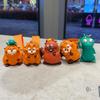 3D Милый Оранжевый Бобр Брелок Мультяшный Животный Кукла Подвеска Брелоки Шарм для Сумки Брелок для Ключей Автомобиля Аксессуары Подарок
