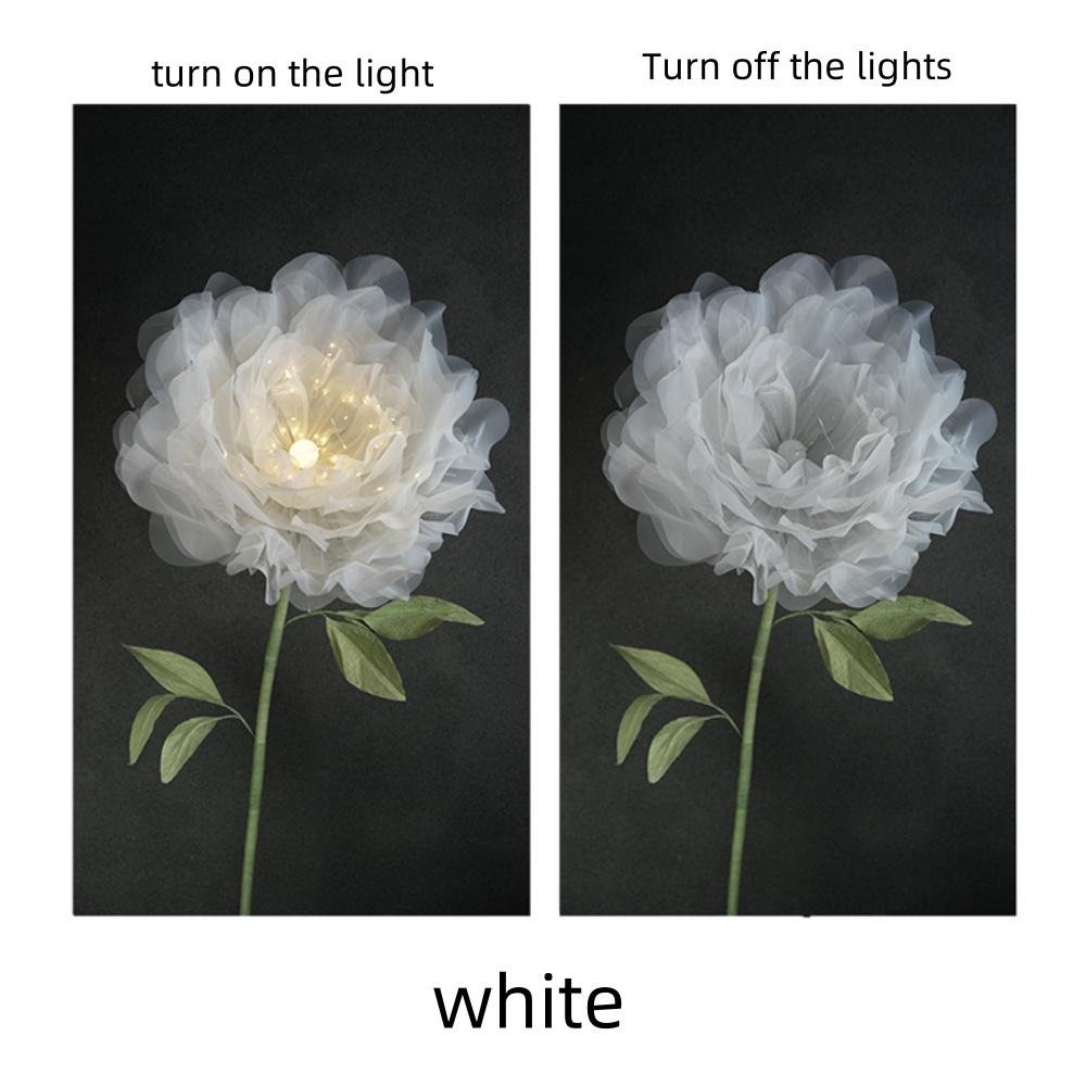 Гигантский бумажный цветок для художественного творчества своими руками, готовый продукт, большой цветок пиона, торговый центр, украшение, торшер