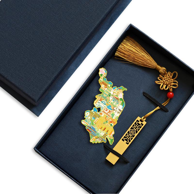 Сувенир из Цзянсу USB: Сучжоуский музей, улица Пинцзян, Храм Конфуция, гора Хуаго, металлический магнит на холодильник