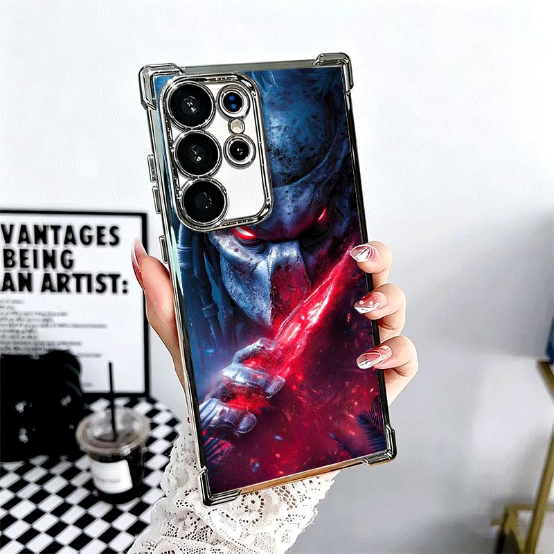 A-Alien Vs P-Predator Покрытие Чехол для Телефона Для Samsung Galaxy S24 S25 FE S26 Edge S23 Ultra S22 S21 Plus S20 Ударопрочный Подушка Безопасности Чехол