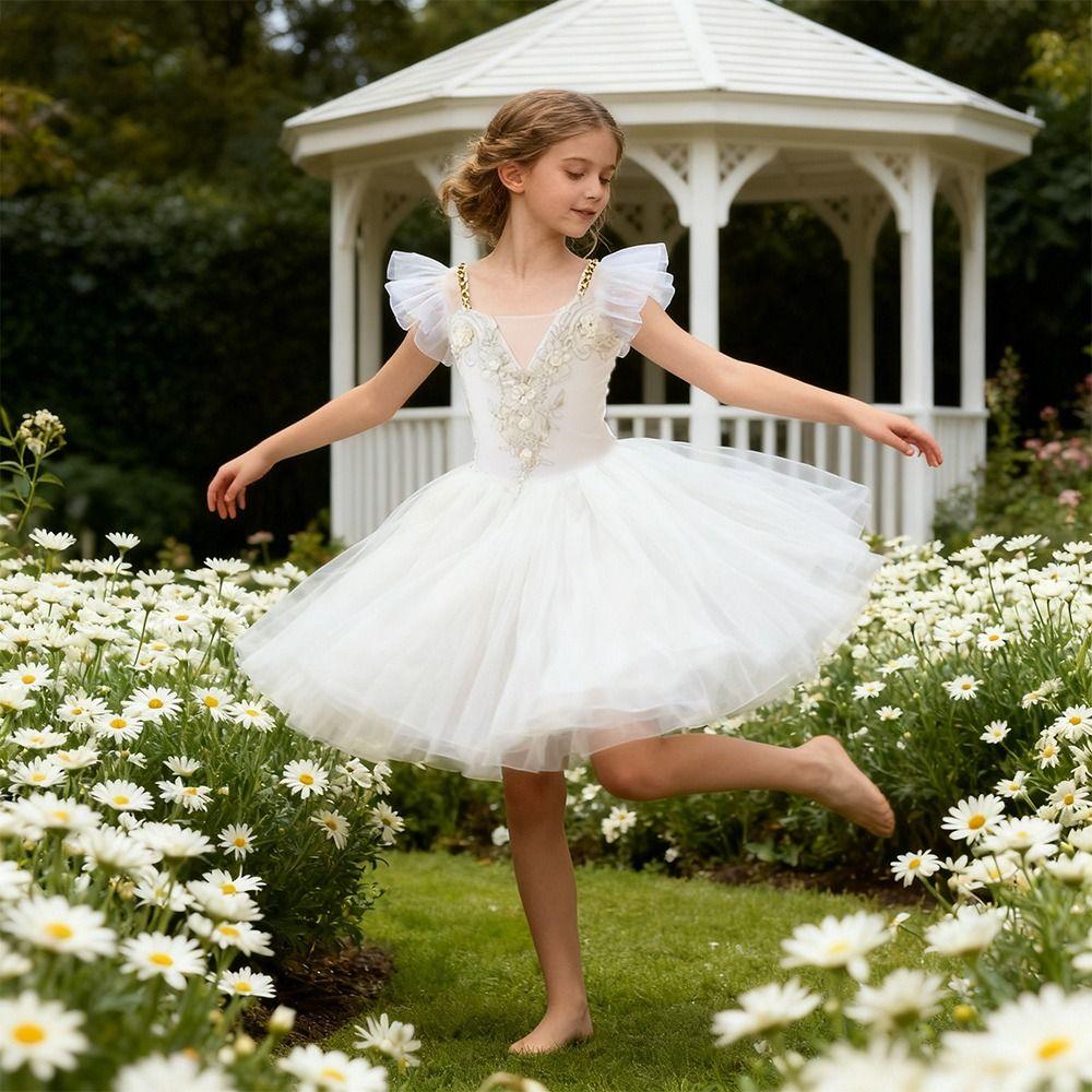 Sequin Ballet Tutu Modern Princess Dress Fashion Performance Clothes Children