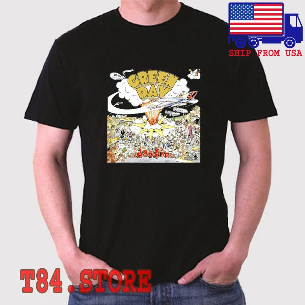 Green Day Dookie Мужская Черная Размер от S до 5XL
