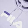 Men's FILA ORIGINALE Sweatshirts Men's Lavender Purple Hooded (Non-detachable) Thickened Straight Fit