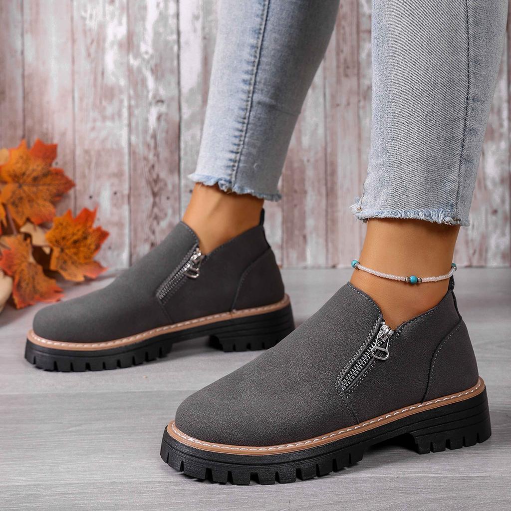 Women Boots Comfortable Shoes for Women Plus Size Platform Boots Female Thick Sole Ankle Boots Women Botas De Mujer