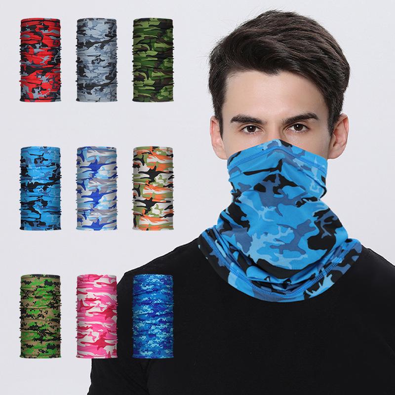 Дышащий солнцезащитный платок Ice Silk для активного отдыха и езды на велосипеде