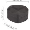A heart-shaped ring gift box with LED light, a velvet earring jewelry box with light