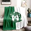 Zalgiris Theme Blanket Suitable For The Sofa Camping And Travel Made Of Soft Flannel Material An Ideal Gift For Occasions Such As Birthdays And Gradua