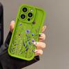 Фиолетовые цветы и растения подходят для чехла мобильного телефона iPhone17ProMax 14 Apple 13 матовый 12/15 Премиум 11 мелкие отверстия